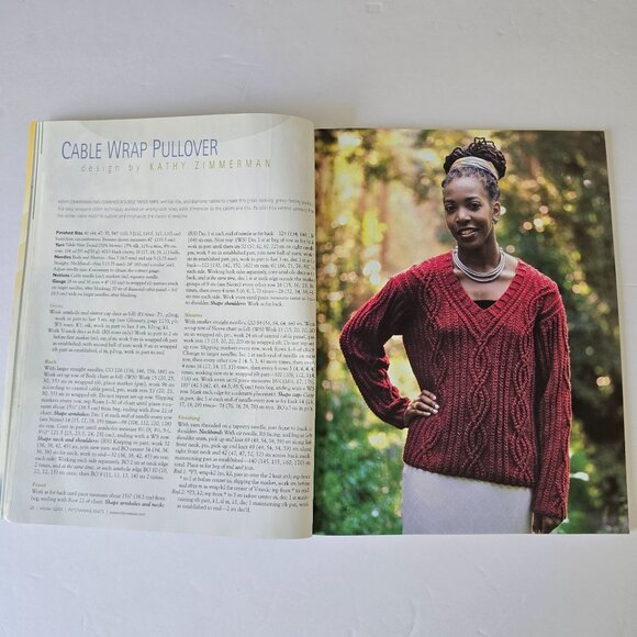 Interweave Knits Winter 2002/2003 Magazine Featuring Romantic Sweaters Patterns - Picture 7 of 16